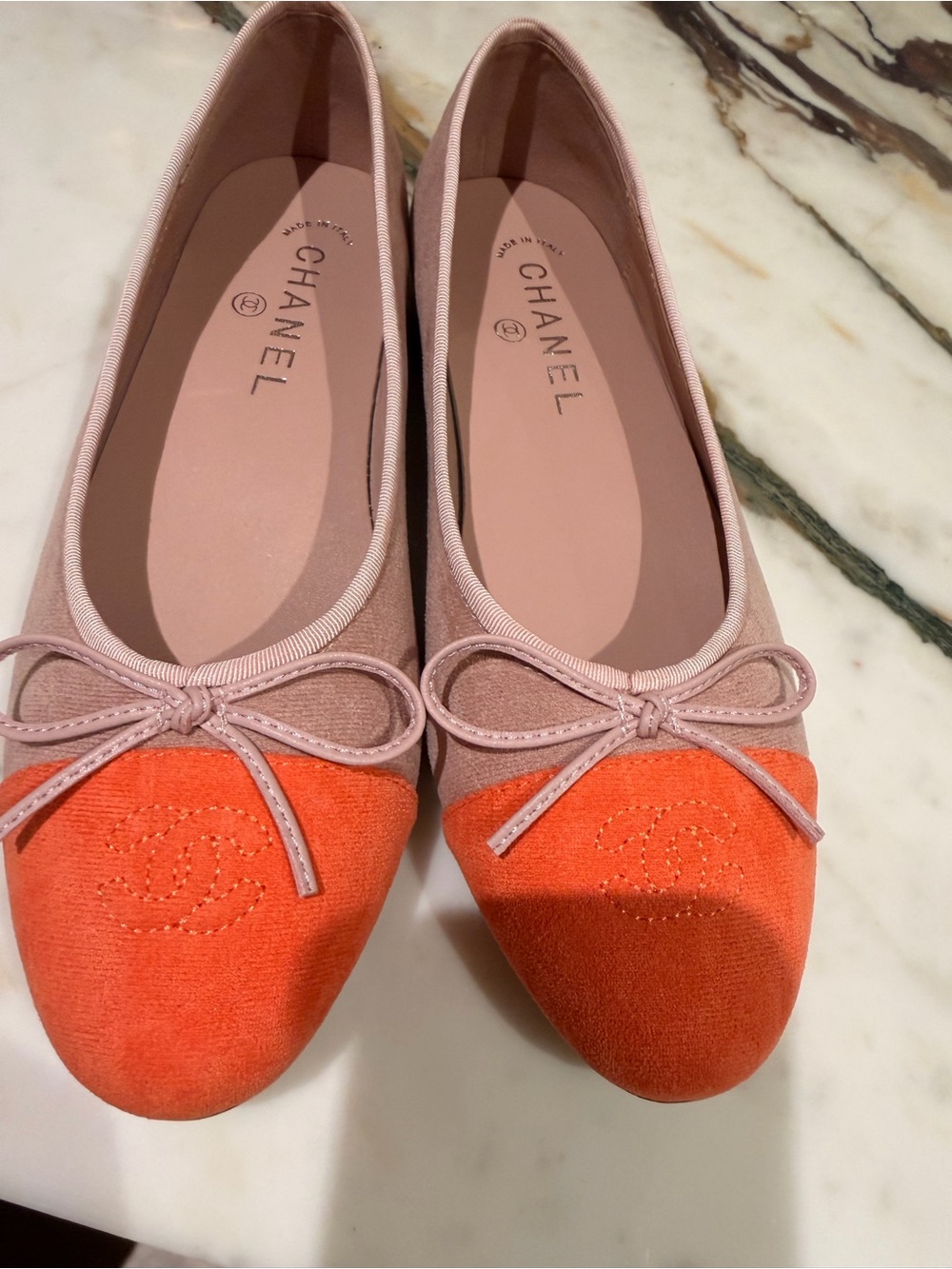💕CHANEL Two-Toned Ballet Flats 39- PLEASE READ DESCRIPTION